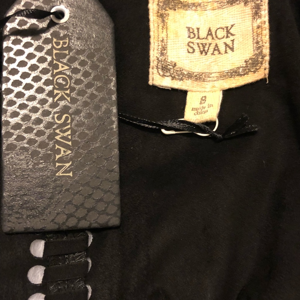 Black Faux Suede Cardigan - Picture 4 of 4